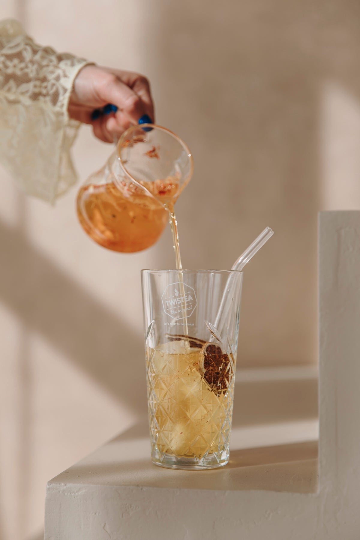 Glazen Theekannetje pro