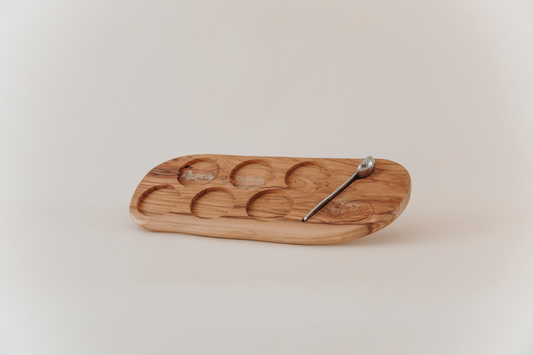 TwisTea Theeplank inclusief maatlepel (exclusief blikjes en thee)